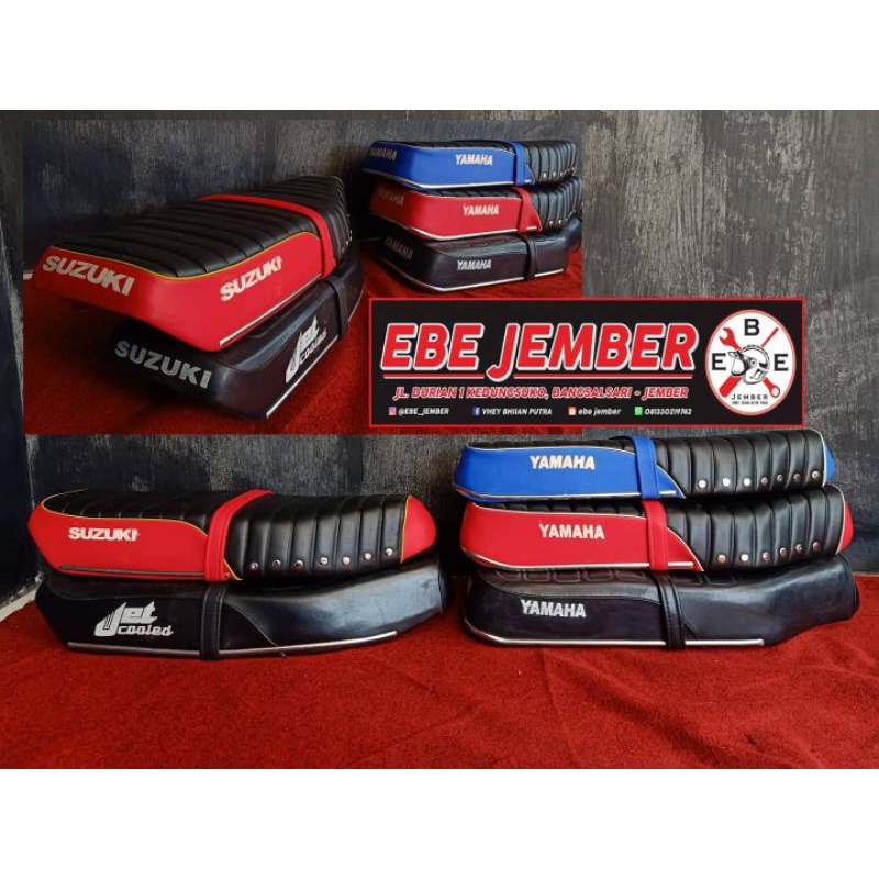 sadel v75 v80 superdeluxe custom. bisa request warna. jok v75