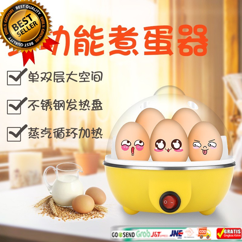 Alat Rebus Telur Electric Egg Cooker Boiler Alat Rebus Telur drls grosir