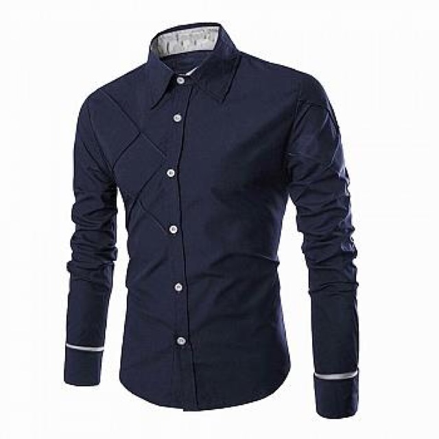 Kemeja Pria Lengan Panjang / Xman Cowok / Kemeja Hem Pria / Kemeja Polos Formal Casual Slim Fit