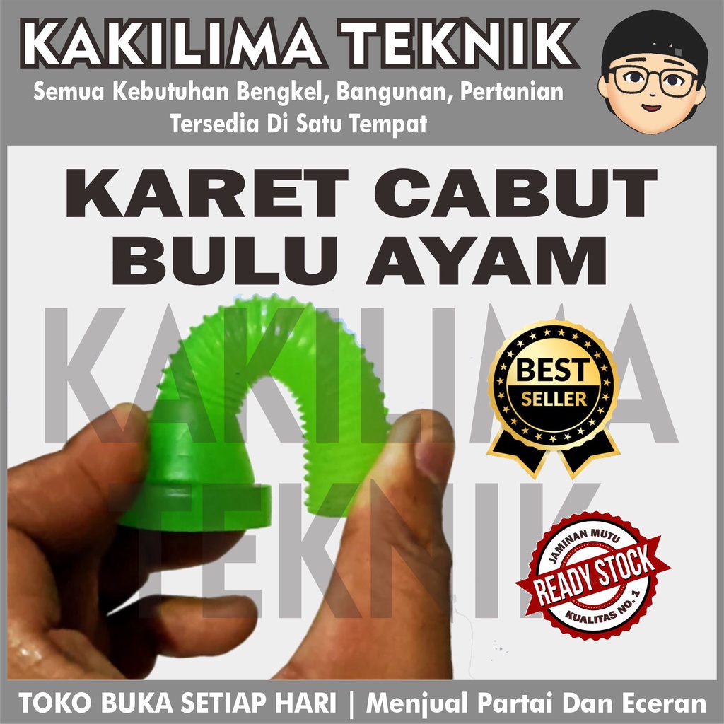 Karet Mesin Pencabut Bulu Ayam / Karet Mesin Bubut Ayam