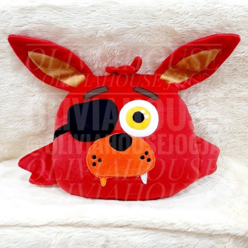 Bantal Foxy Five Night at Freddy Bantal FNAF Foxy Merah Bantal Five Night at Freddy's Merah