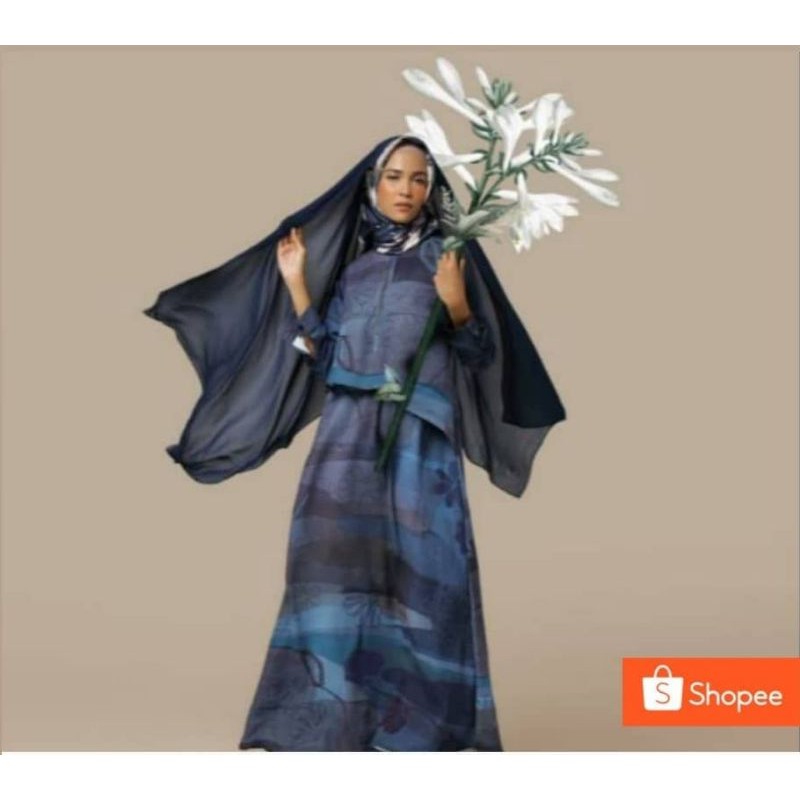 Heavenlight Naisya Dress Deep Ocean M