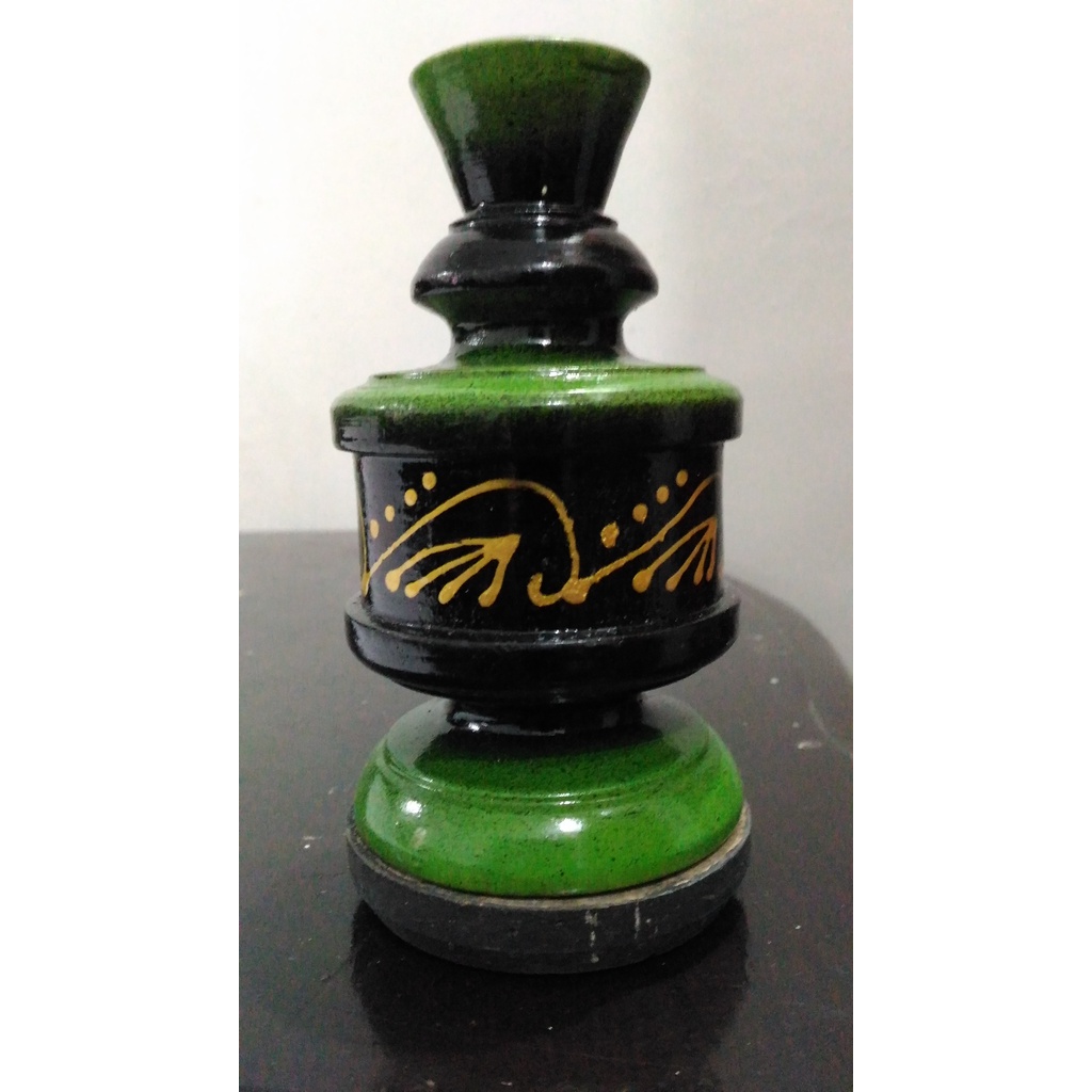 Pion Kayu Motif Untuk Sangkar Burung