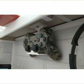 Underdesk Mount Dudukan Playstation Ps3 Stick Controller Stand Holder - 3d printing