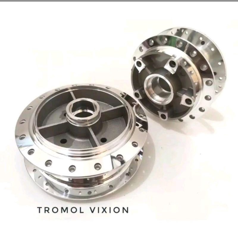 TROMOL VIXION CHROME DEPAN BELAKANG// TROMOL VIXION NEW
