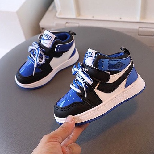 COD- Sneakers anak laki laki impor korea / sepatu empuk premium usia 1-5 tahun / sepatu keren laki laki RED &amp; BLUE SN-022 / babylovanta