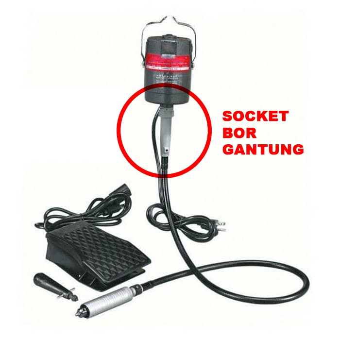 XR - Socket Flexible Bor Gantung Foredom