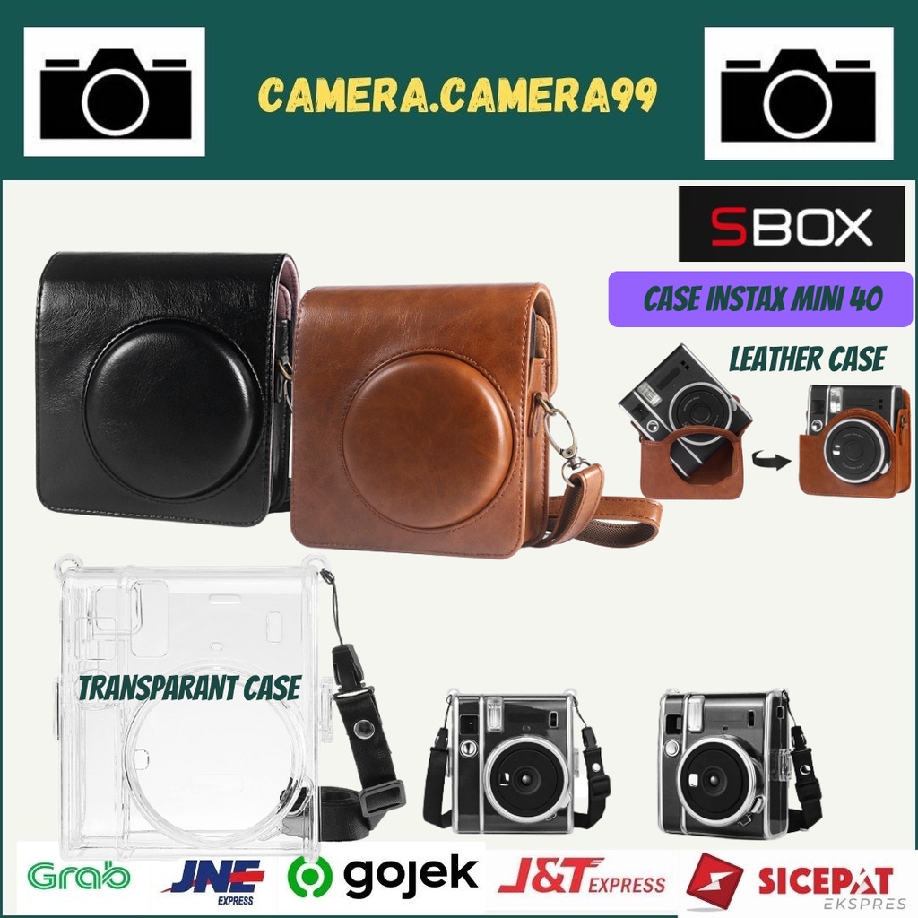 PROMO Case Instax Mini 40 / Leather Case Instax Mini 40