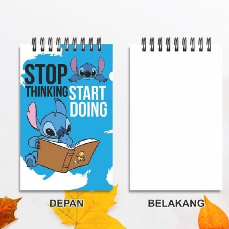 

ZAKADO Note Custom Stitch Buku Saku Catatan Stich ukuran A7 A6 A5