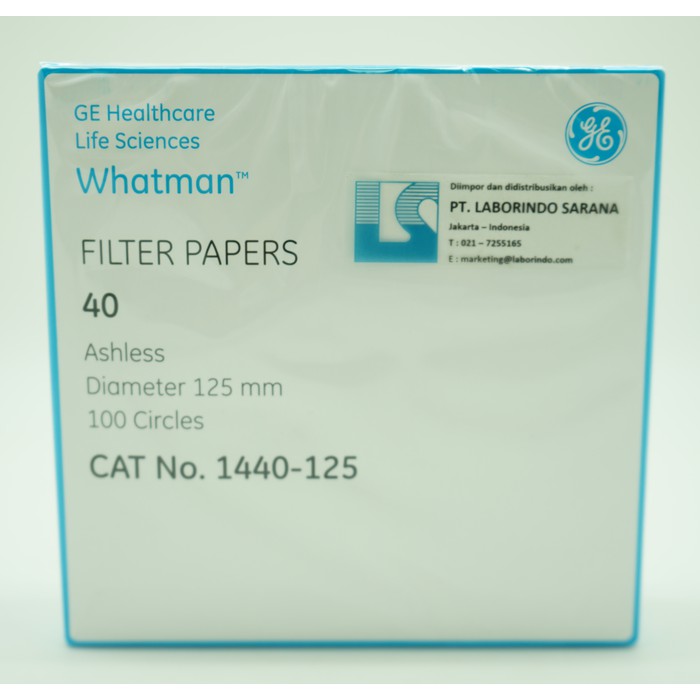 Whatman Filter Paper Kertas Saring Grade 40 125 Mm Shopee Indonesia 6295