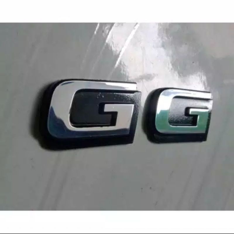 emblem tulisan tipe G vios original + lem perekat