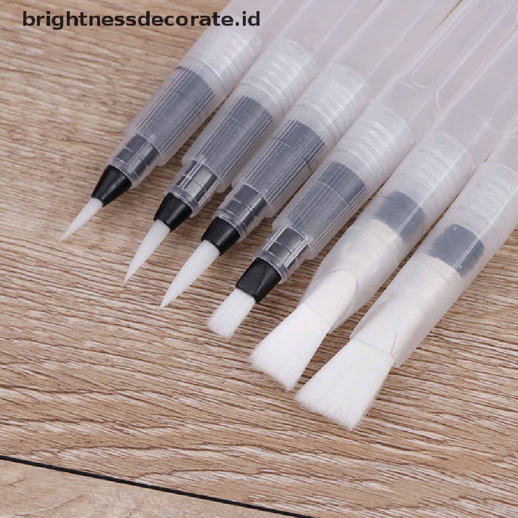 [birth] Refillable Paint Brush Water Color Brush Soft Watercolor Brush Ink Pen Art Tool [ID]