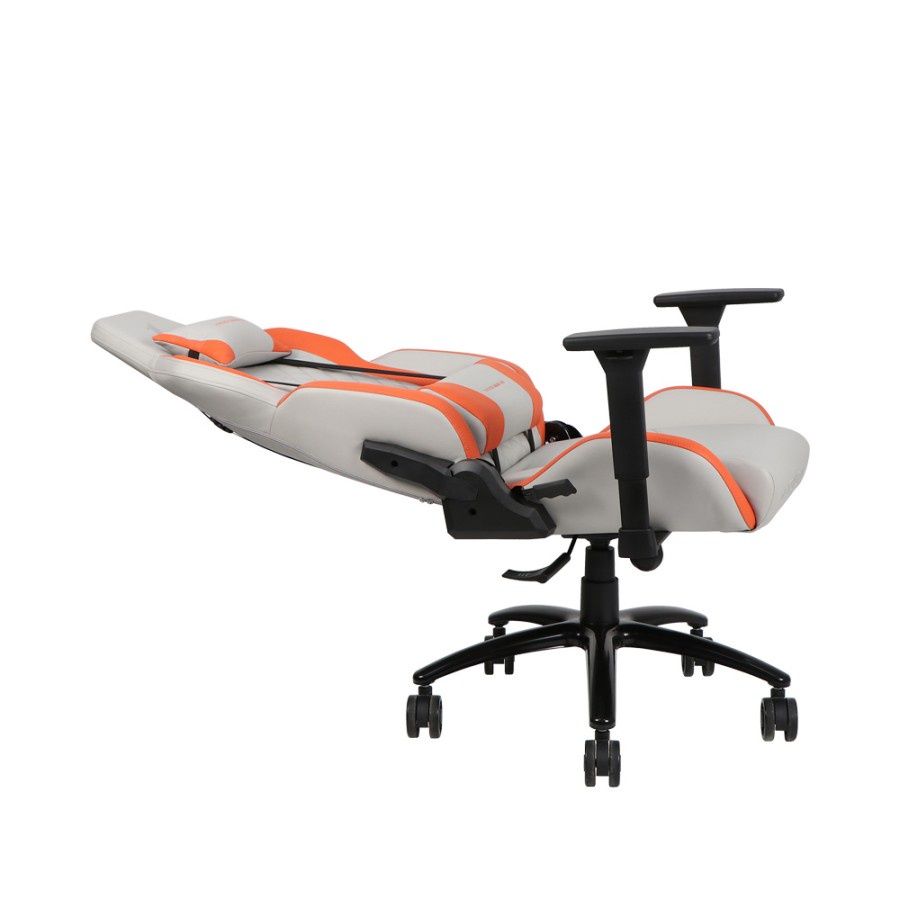 1STPLAYER GAMING CHAIR DK2 PRO - GRAY ORANGE - Comfort / Kursi Gaming