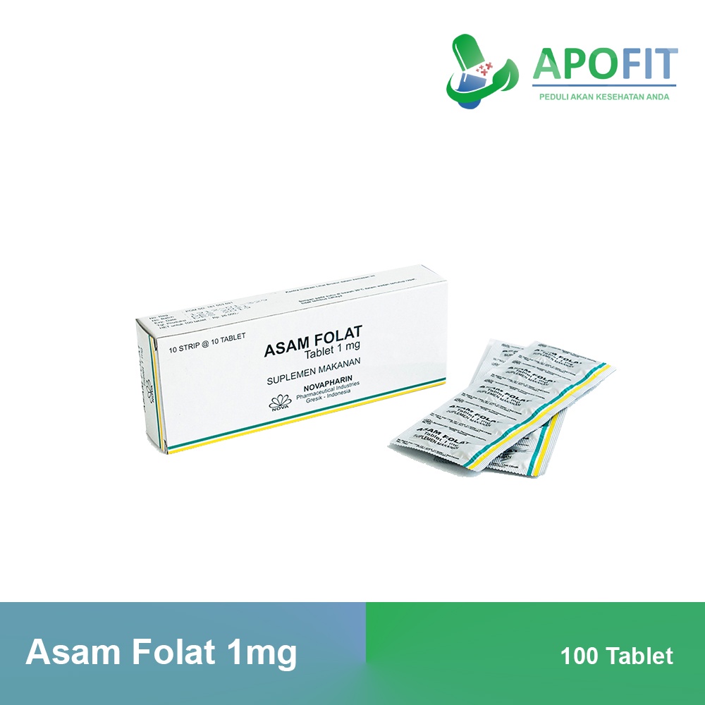 Asam Folat 1mg (100 Tablet)