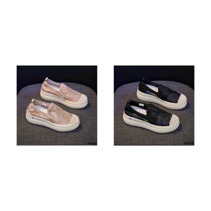 New 2021 Sepatu Wedges Wanita Import