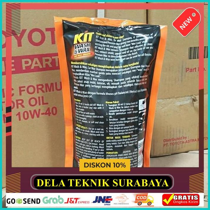 SABUN CUCI MOBIL KIT WASH & WAX / WASH WAX PREMIUM WAX 800 ML BERKUALITAS TINGGI