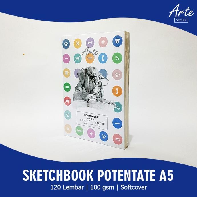 

Buku Sketsa - Potentate Sketchbook A5 White Softcover