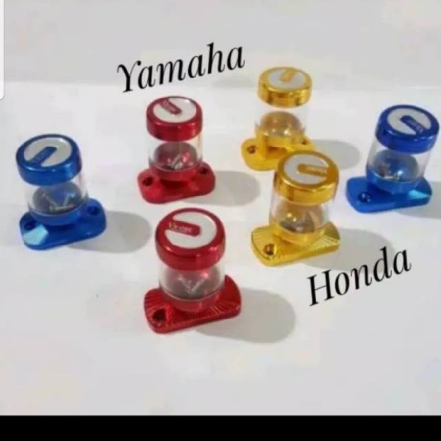 

Tutup minyak rem stempel transparan kaca
