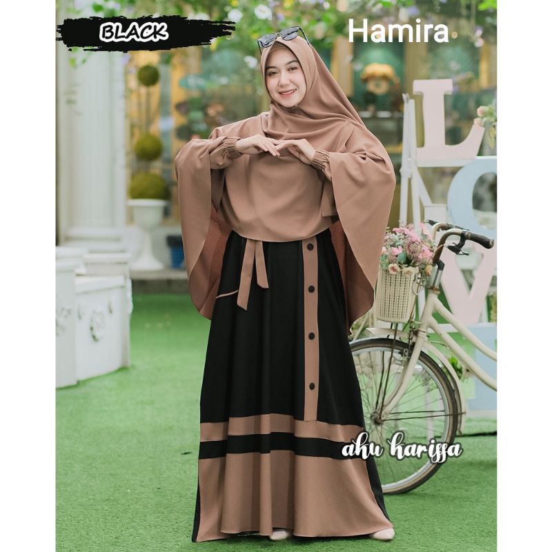 Gamis syar'i model terbaru HAMIRA