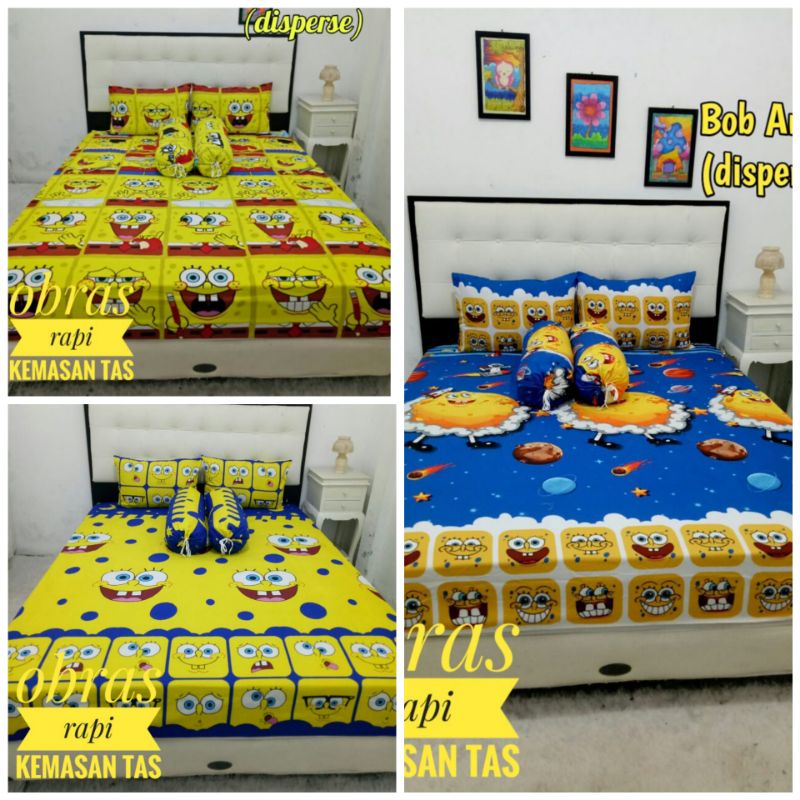 sprei spongebob sprei anak homemade