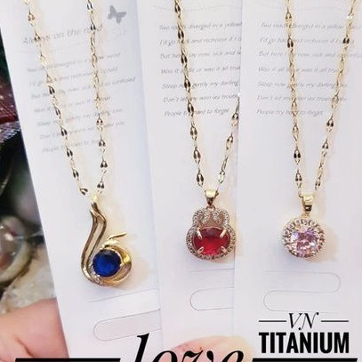 TiTanium kalung wanita terbaru RC4