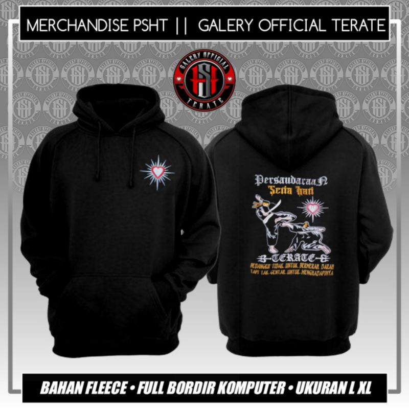 Sweater hodie blusuk bordir setia hati terate