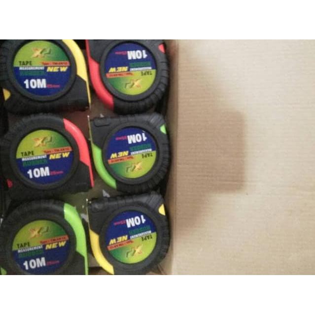 ☞ METERAN BANGUNAN KARET XP TOOL 10 METER/METERAN ROLL ✱