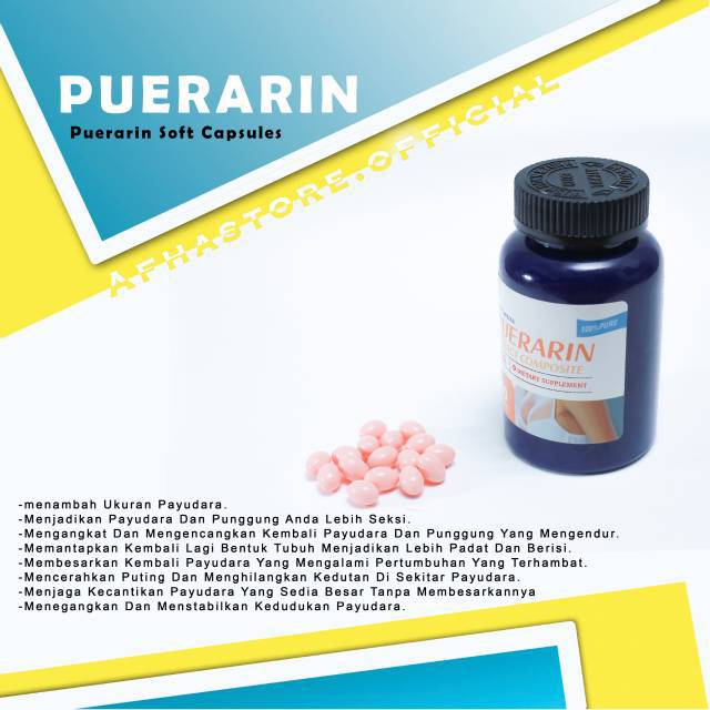 Pembesar Payudara Alami Puerarin Asli USA