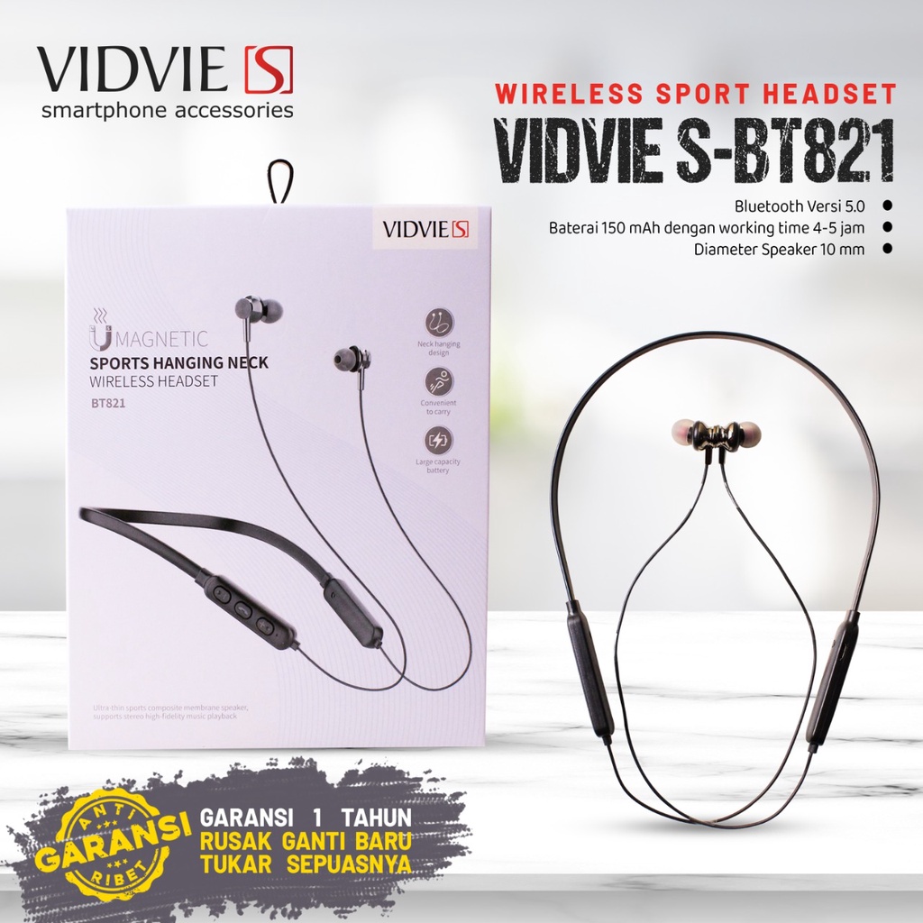 WIRELESS SPORT HEADSET VIDVIE S-BT821