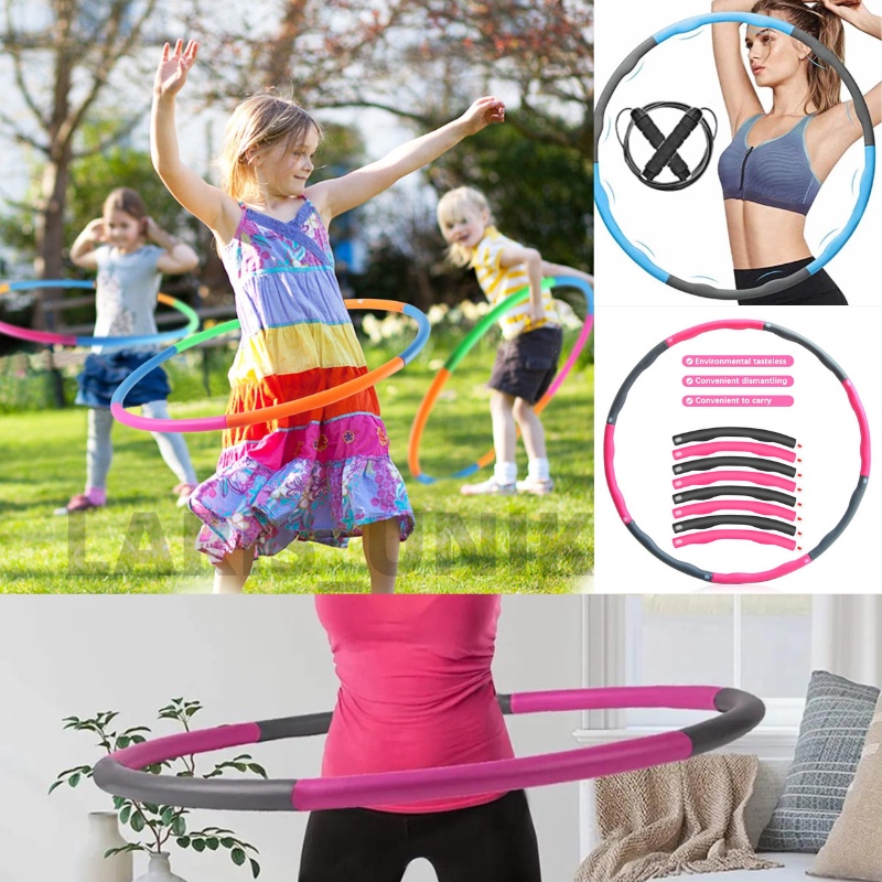 TERMURAH Alat Olahraga Hula Hoop Dan Skipping Jum Alat Fitness Hula Hoop Foam Bongkar Pasang Olaharaga Hulla Hoop Hulahup Mainan Hulahop Hulahup Anak Hula Hoop Untuk Pengecil Perut Dan Permainan Anak LARIS-UNIK