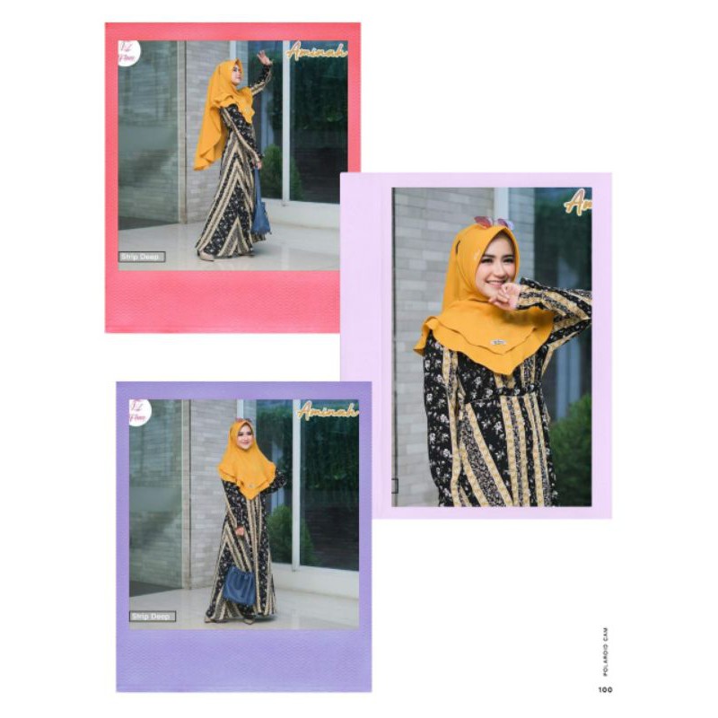 dress aminah by fauz hijab