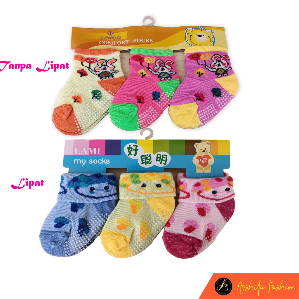 Kaos Kaki Bayi 3 In 1 Paket 3 Pcs