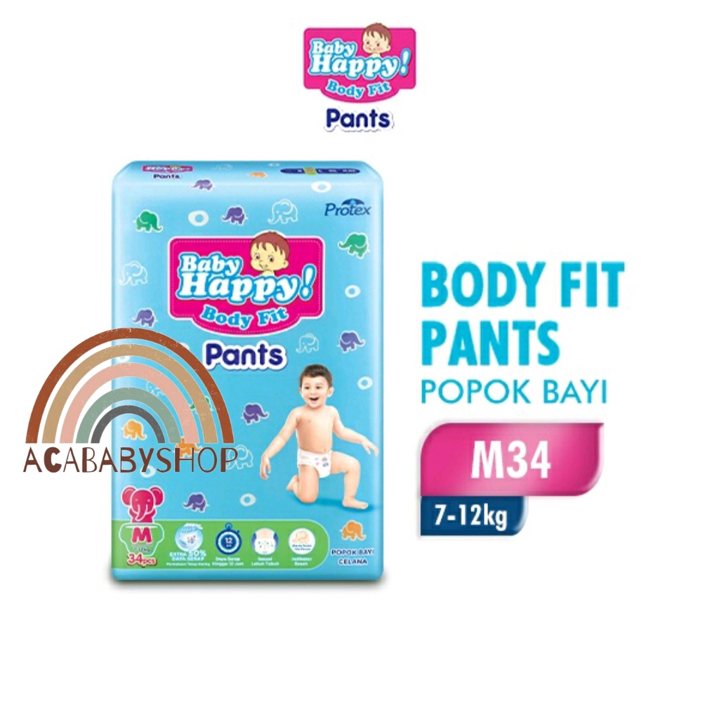 Baby Happy Popok Pants M34+4