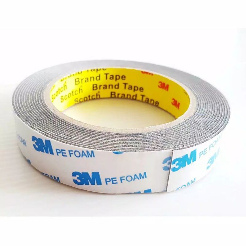 

perekat Double Tap 3m PE Foam 2cm 20mm X 5M |isolasi Bb Busa putih