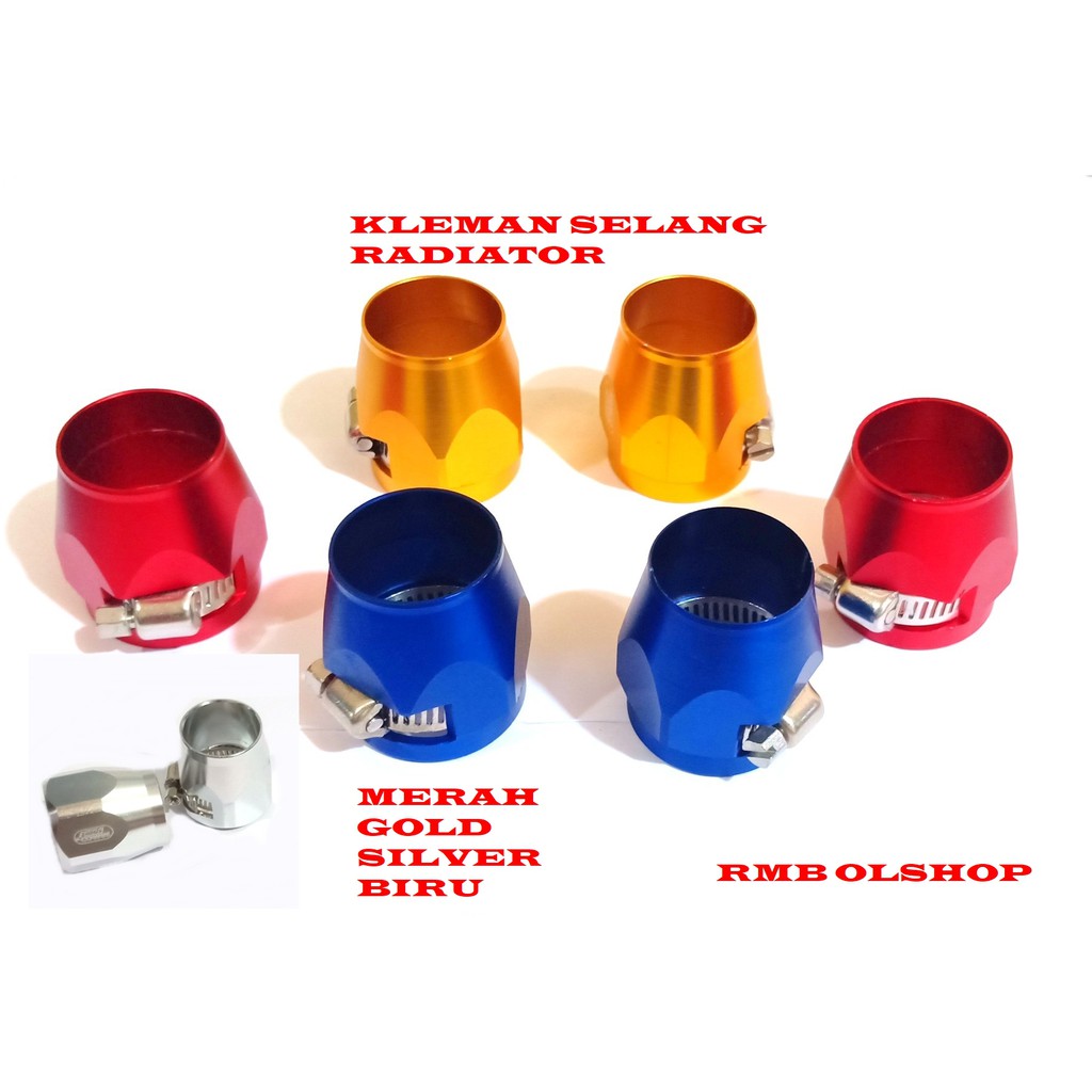kleman selang radiator set 2pc universal kelma selang samco universal all motor isi 2pc