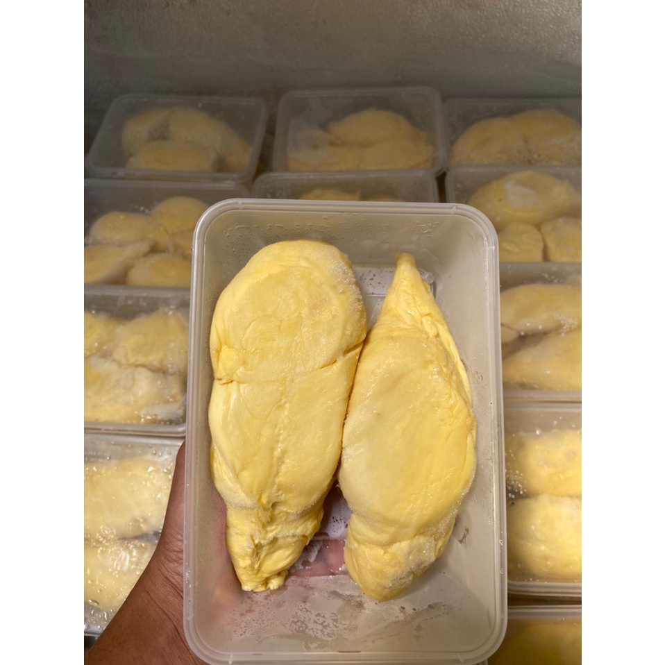 Durian Kupas Montong Premium - Durian Buah Segar Siap Saji - Duren