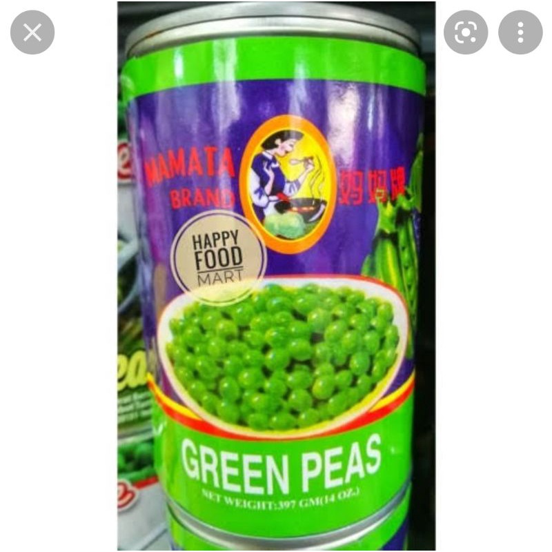 

MAMATA GREEN PEAS 625G