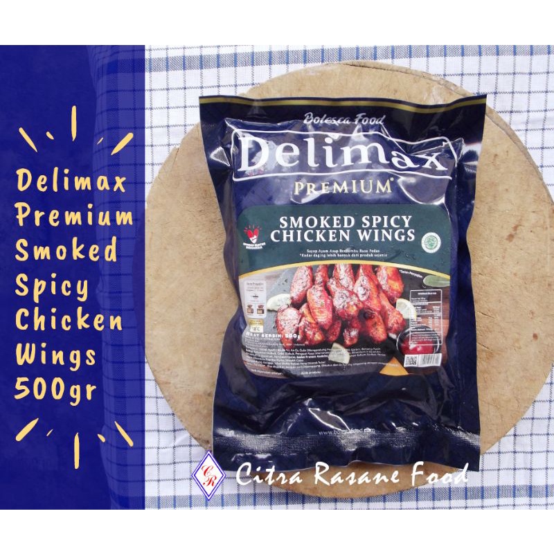 

Delimax Premium Smoked Spicy Chicken Wings 500gr