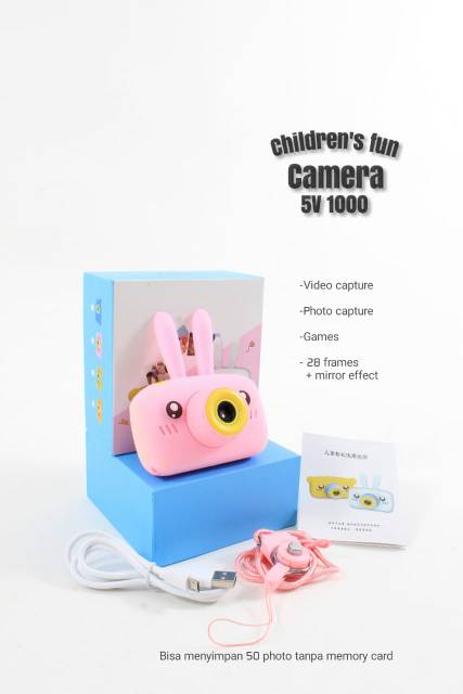 Mainan Kamera Anak CHILD CAMERA BUNNY / BEAR 5V 1000