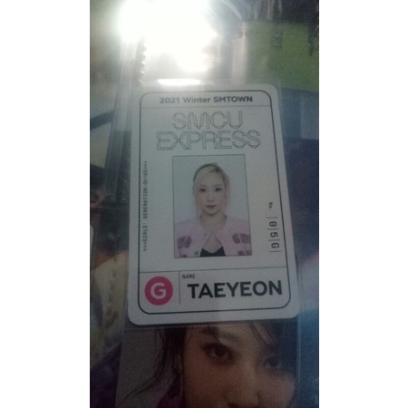 Passcard Taeyeon SMCU