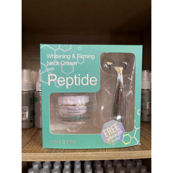 Neck Cream Ms Glow Krim Leher Ms Glow Neckcream Termurah Neck Cream Peptides Krim Pemutih Leher Neck