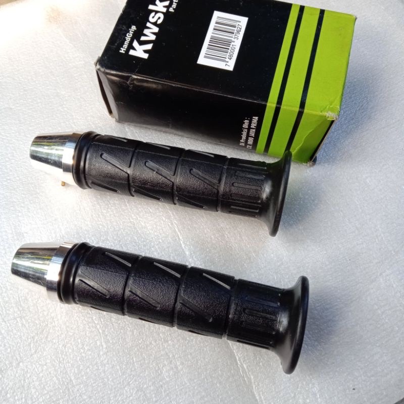 PROMO handgrip kaze set jalu satria FU crome sepasang kiri kanan MURAH