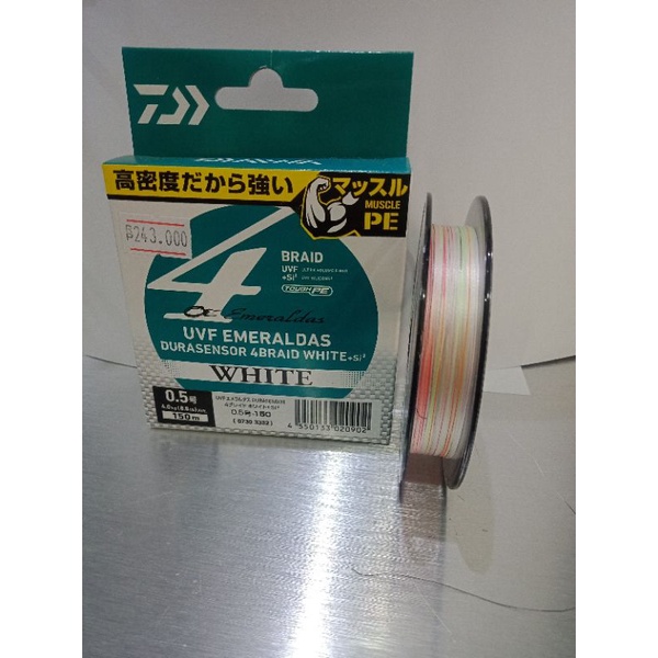Senar Pe Daiwa EM UVF Durasensor X4 WH+S12 150M