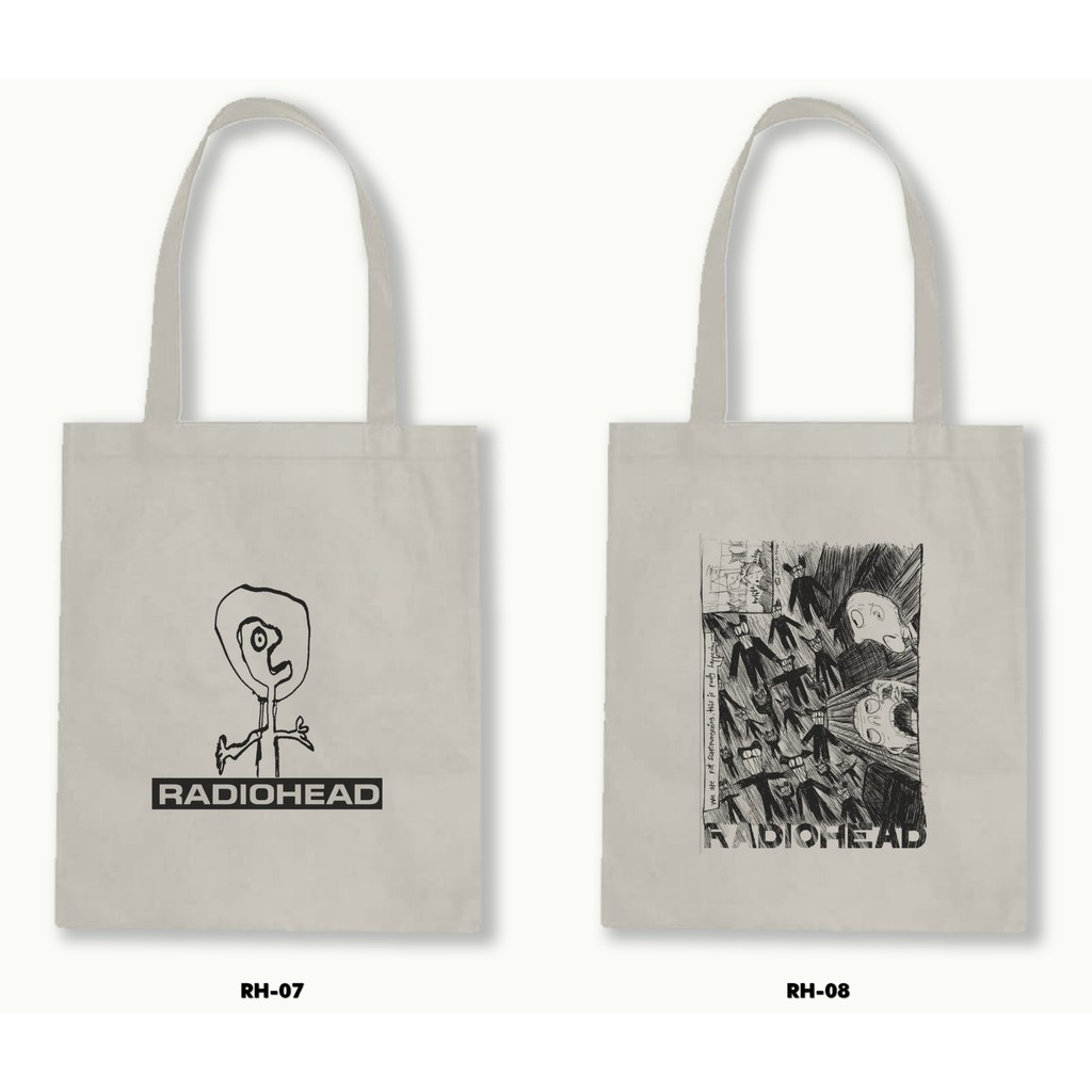 TOTE BAG BLACU - RADIOHEAD