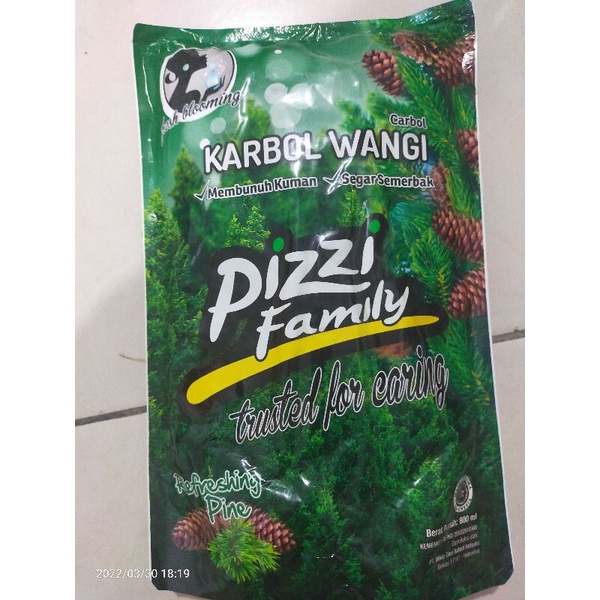 Karbol Wangi Pizzi Family Pine 800ml