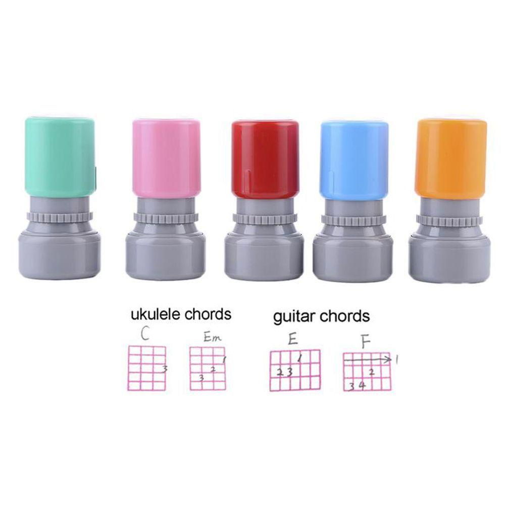 Agustina Chord Stamp Tablature Mengajar Klasik Motif Gitar Akustik Signet Akord Gitar Alat Mengajar Musik Ukulele Part Seal Stamp