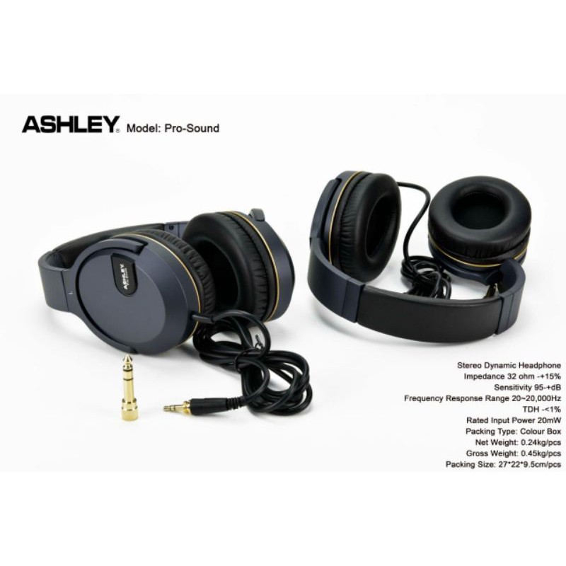 Headphone Ashley Model Pro Audio Original