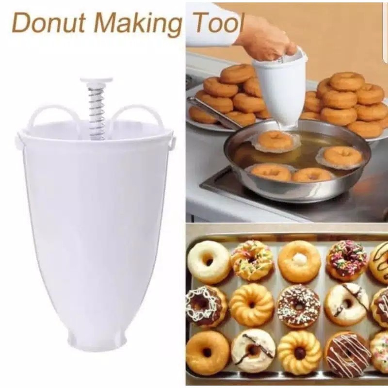 (FO)Alat pembuat adonan donat cetakan donat drop donut maker tool