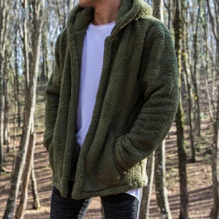 [KODE PRODUK BAZPJ7367] Jaket Bulu Import Halus Pria Wanita Polos Original