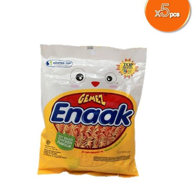 

PROMO 6.6 SIANTAR TOP Mie Gemez Enaak Ayam Kecap 18 g x 5 x2